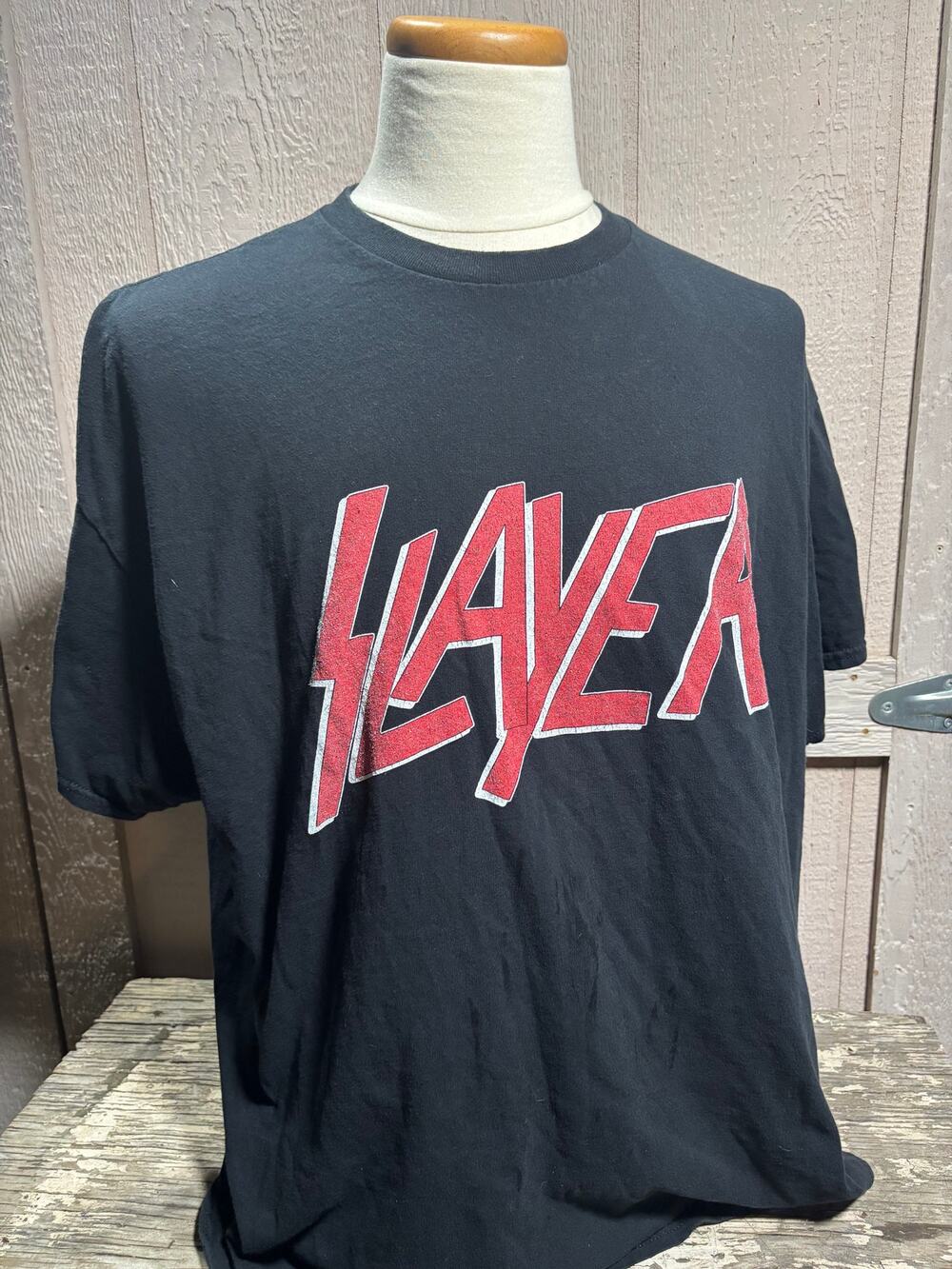 Slayer Black T-Shirt Size 2XL Official metal band Tee late 2010s